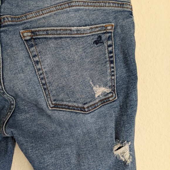 DL1961 Margaux Instasculpt Ankle Cropped Skinny Blue Jeans in Karmic Sz 28 - Picture 8 of 11